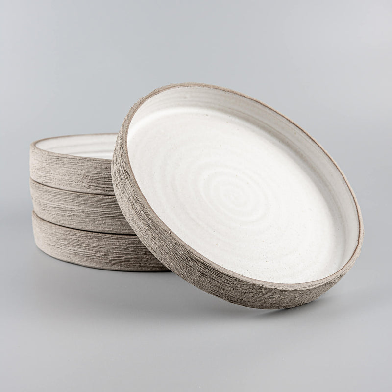 Handmade ceramic plate set – Nedar Cubit by Stonessa